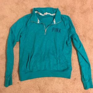 SOLD🌞PINK Quarter-zip Pullover